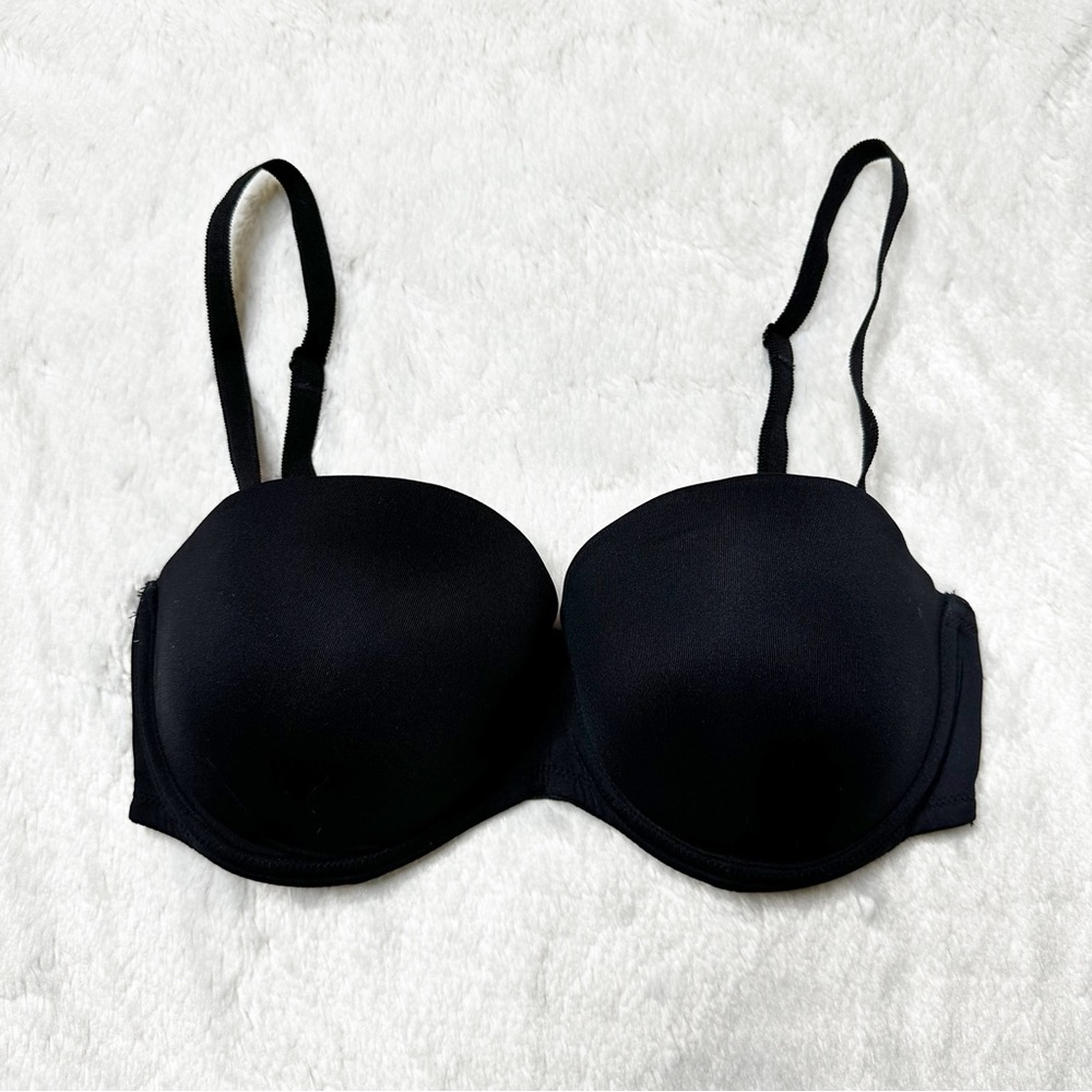 Pink VS Wear Everywhere Multi Way Push Up Bra in Black Women’s 34D